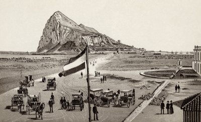 Gibraltar from the Spanish Line, from 